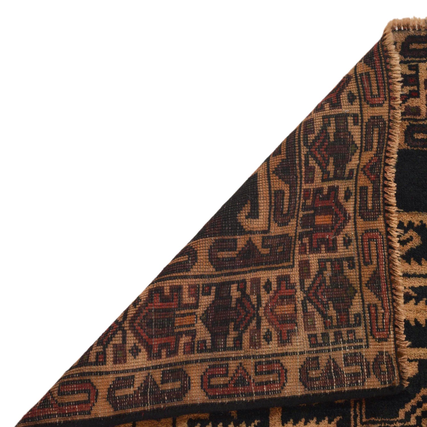 Traditional Baloch Rug 3' 8" x 6' 8" ft / 113 x 204 cm - No. B35181