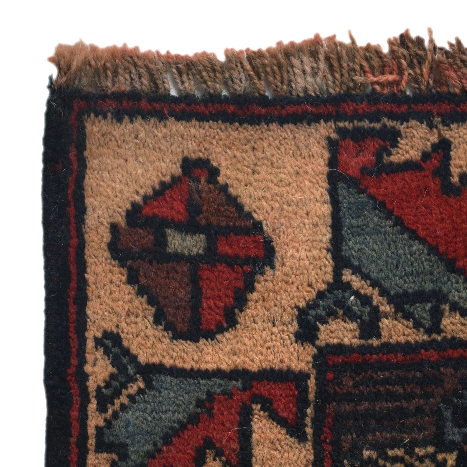 Handmade Picture Area Rug 3' 5" x 6' 0" ft / 105 x 183 cm - No. B35437