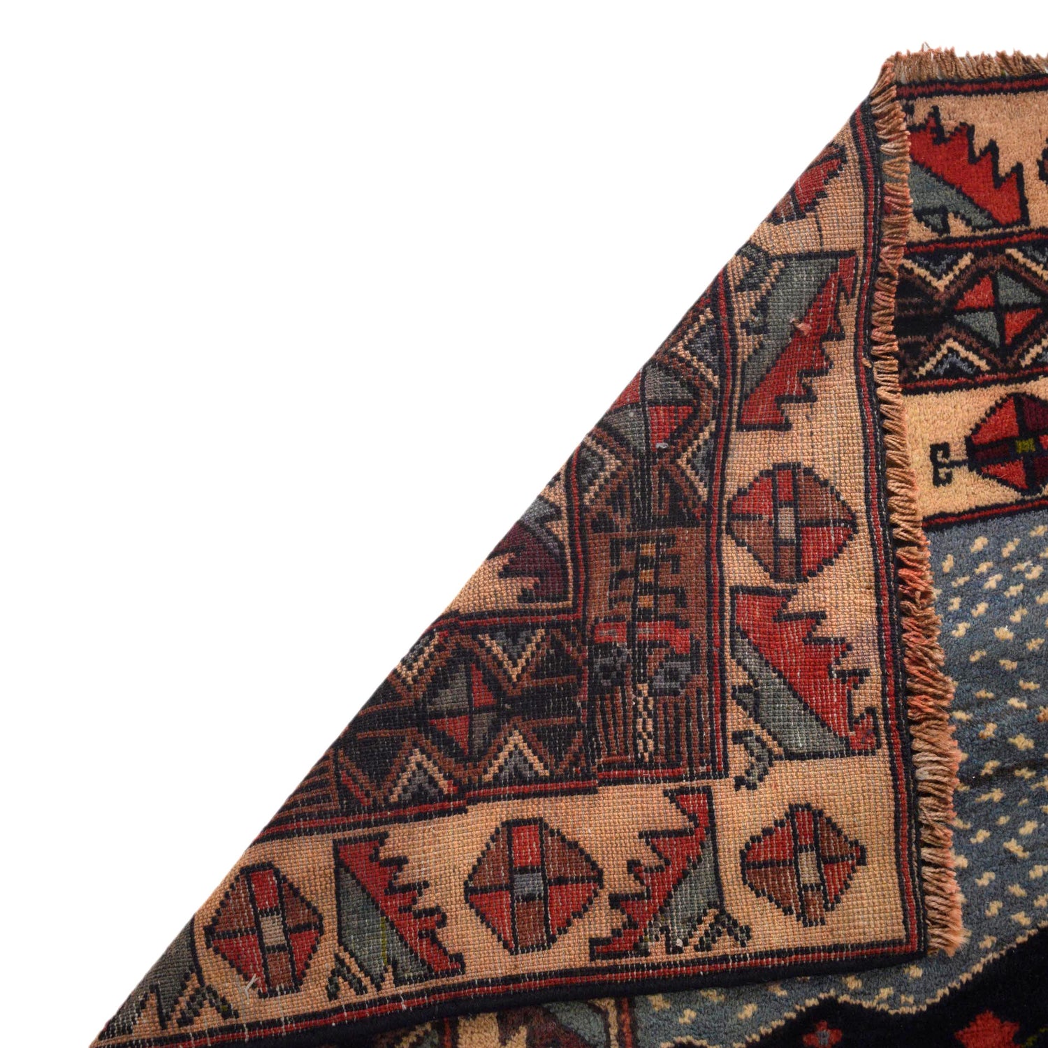 Handmade Picture Area Rug 3' 5" x 6' 0" ft / 105 x 183 cm - No. B35437