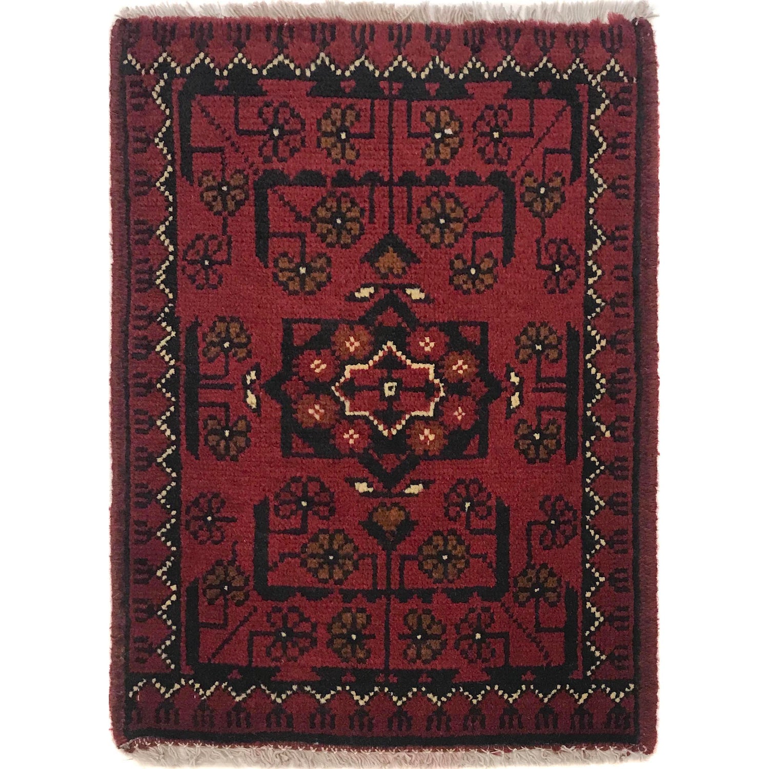 Handmade Mat 1' 4" x 1' 11" ft / 41 x 59 cm - No. B35637