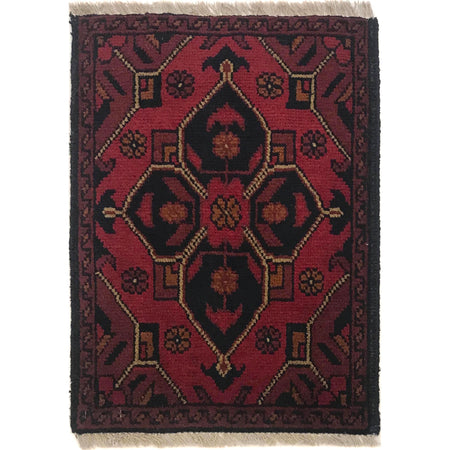 Handmade Floor Mat 1' 5" x 1' 11" ft / 42 x 58 cm - No. B35638