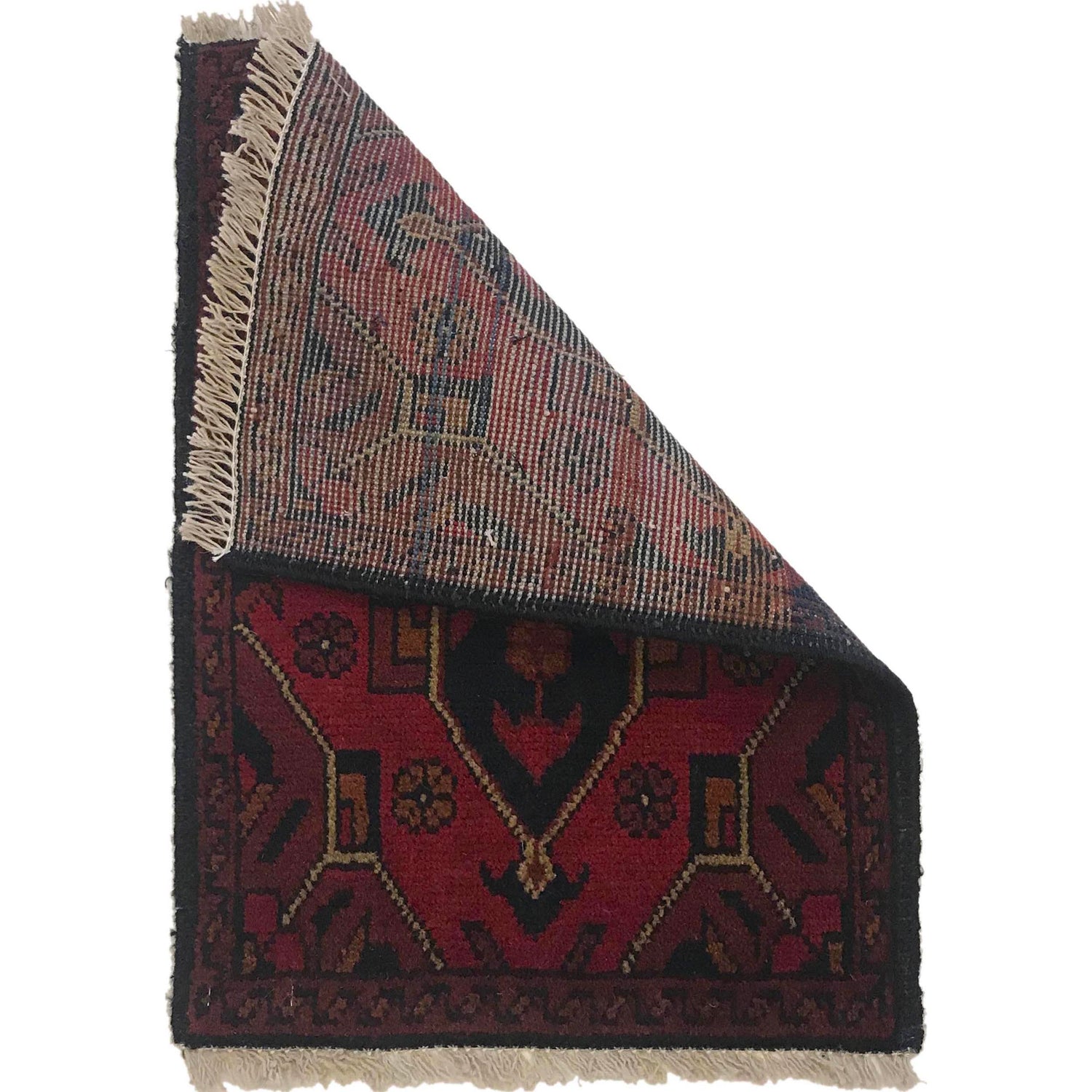 Handmade Floor Mat 1' 5" x 1' 11" ft / 42 x 58 cm - No. B35638