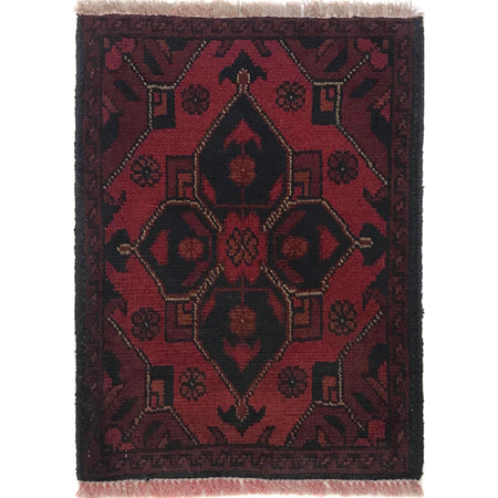 Handmade Door Mat 1' 4" x 1' 10" ft / 41 x 57 cm - No. B35654