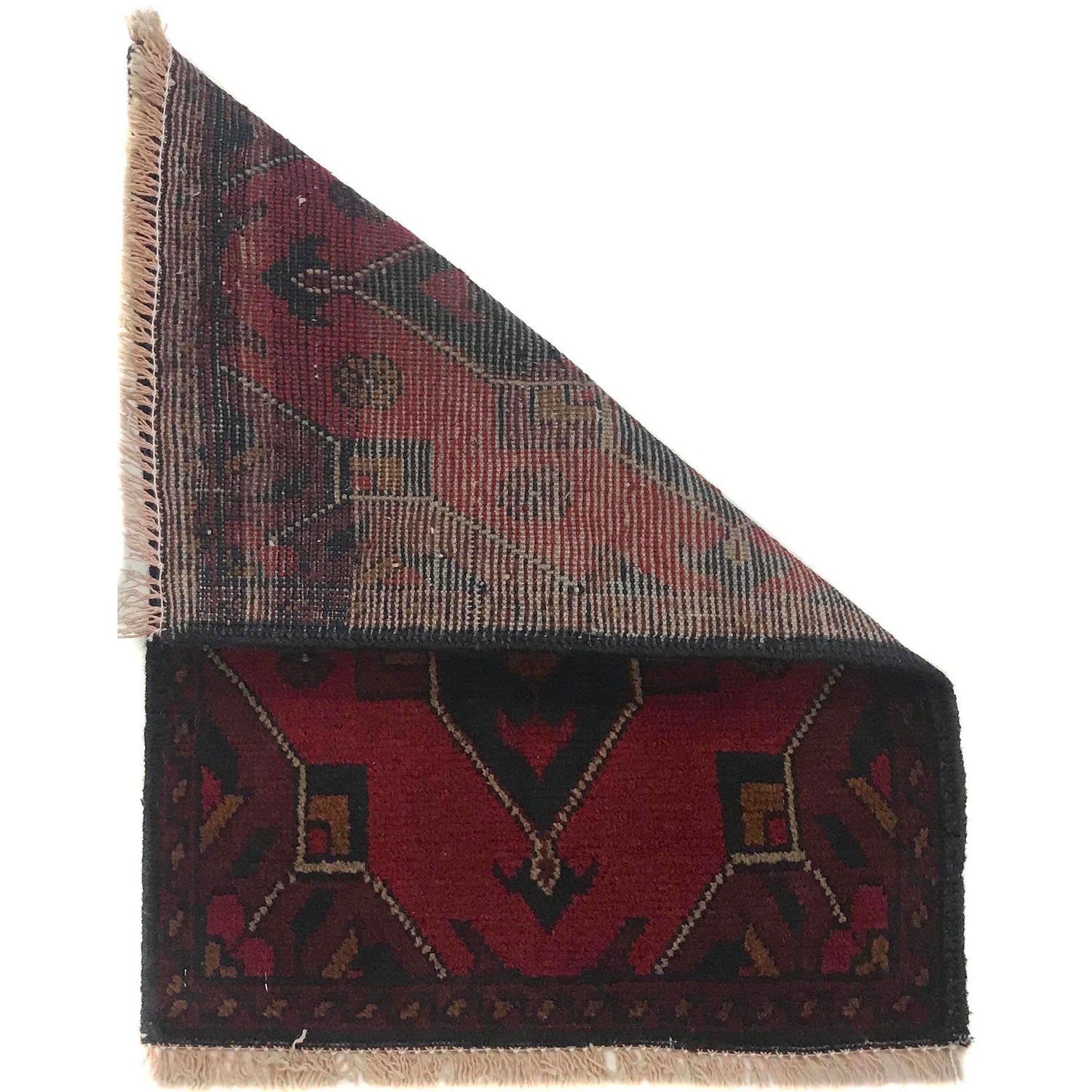 Handmade Foot Mat 1' 4" x 1' 11" ft / 41 x 59 cm - No. B35664