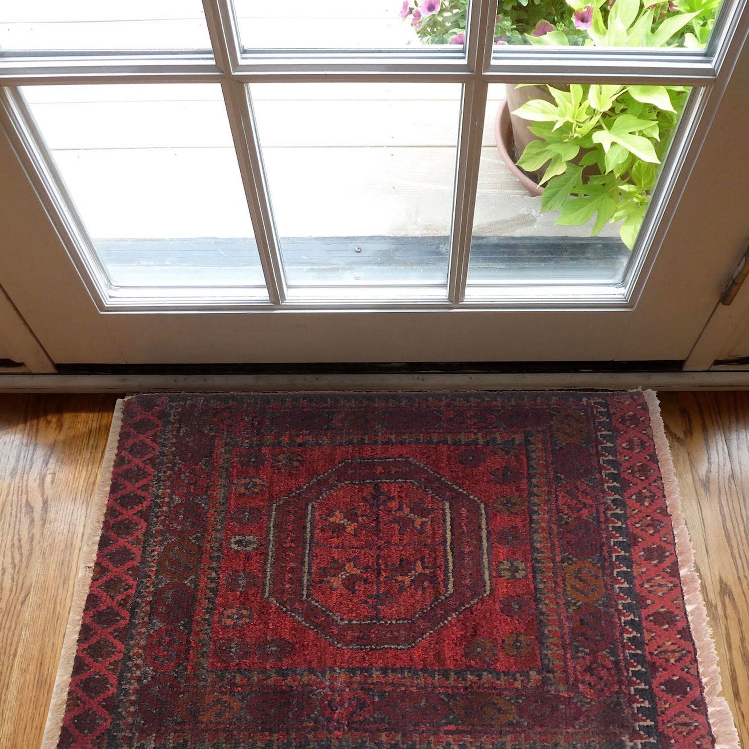 Red Color Doormats 1' 5" x 2' 0" ft / 42 x 60 cm - No. B35676