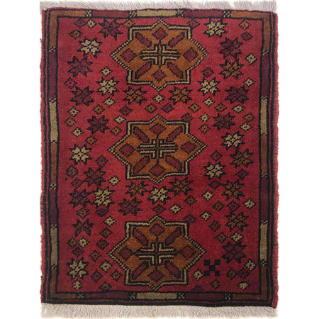 Handmade Mat 1' 5" x 1' 11" ft / 44 x 58 cm - No. B35678