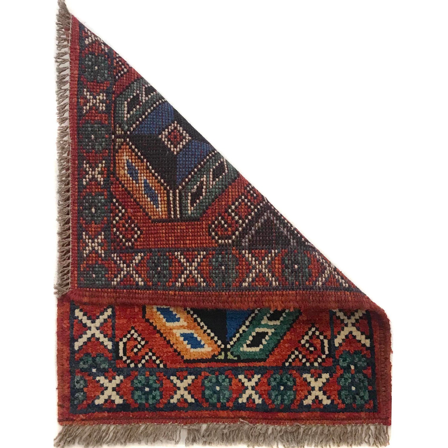 Handmade Mat 1' 6" x 1' 11" ft / 46 x 58 cm - No. B35689