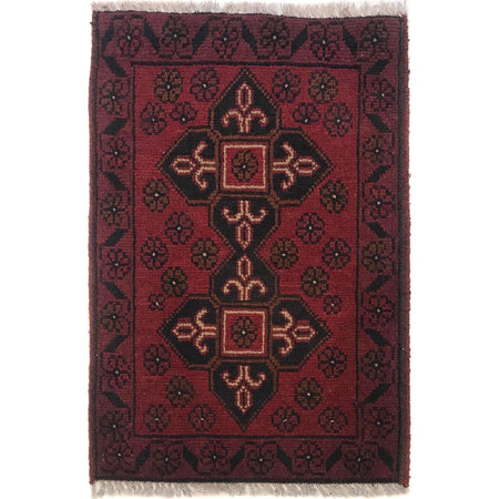 Handmade Floor Mat 1' 5" x 2' 1" ft / 43 x 64 cm - No. B35690