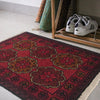 Handmade Foot Mat 1' 7" x 2' 0" ft / 48 x 60 cm - No. B35697