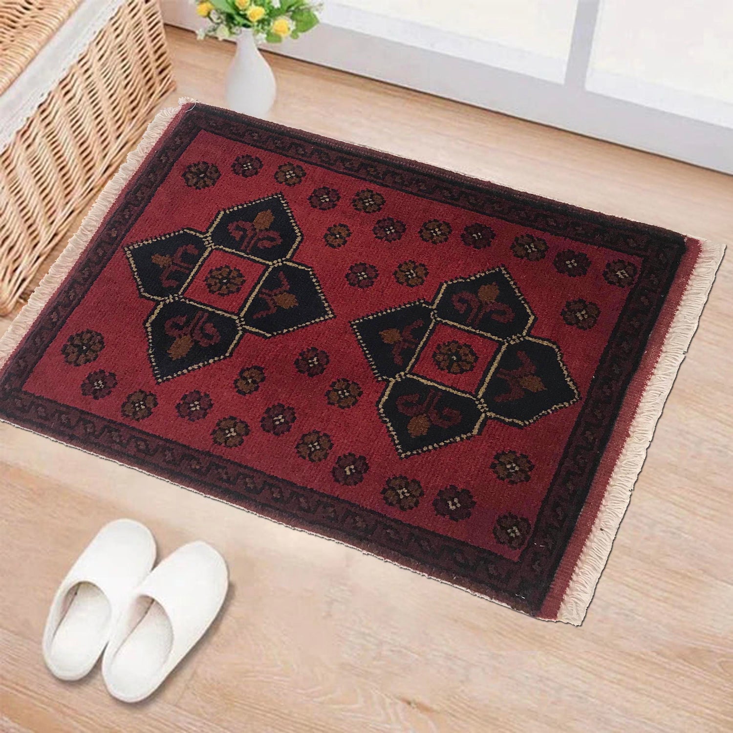 Red Color Doormats 1' 6" x 2' 0" ft / 45 x 62 cm - No. B35698