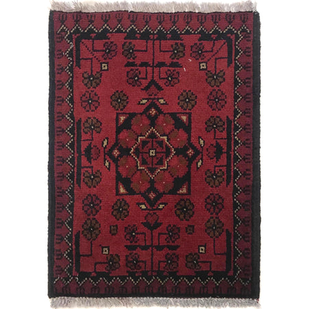 Handmade Foot Mat 1' 5" x 1' 11" ft / 42 x 59 cm - No. B35707