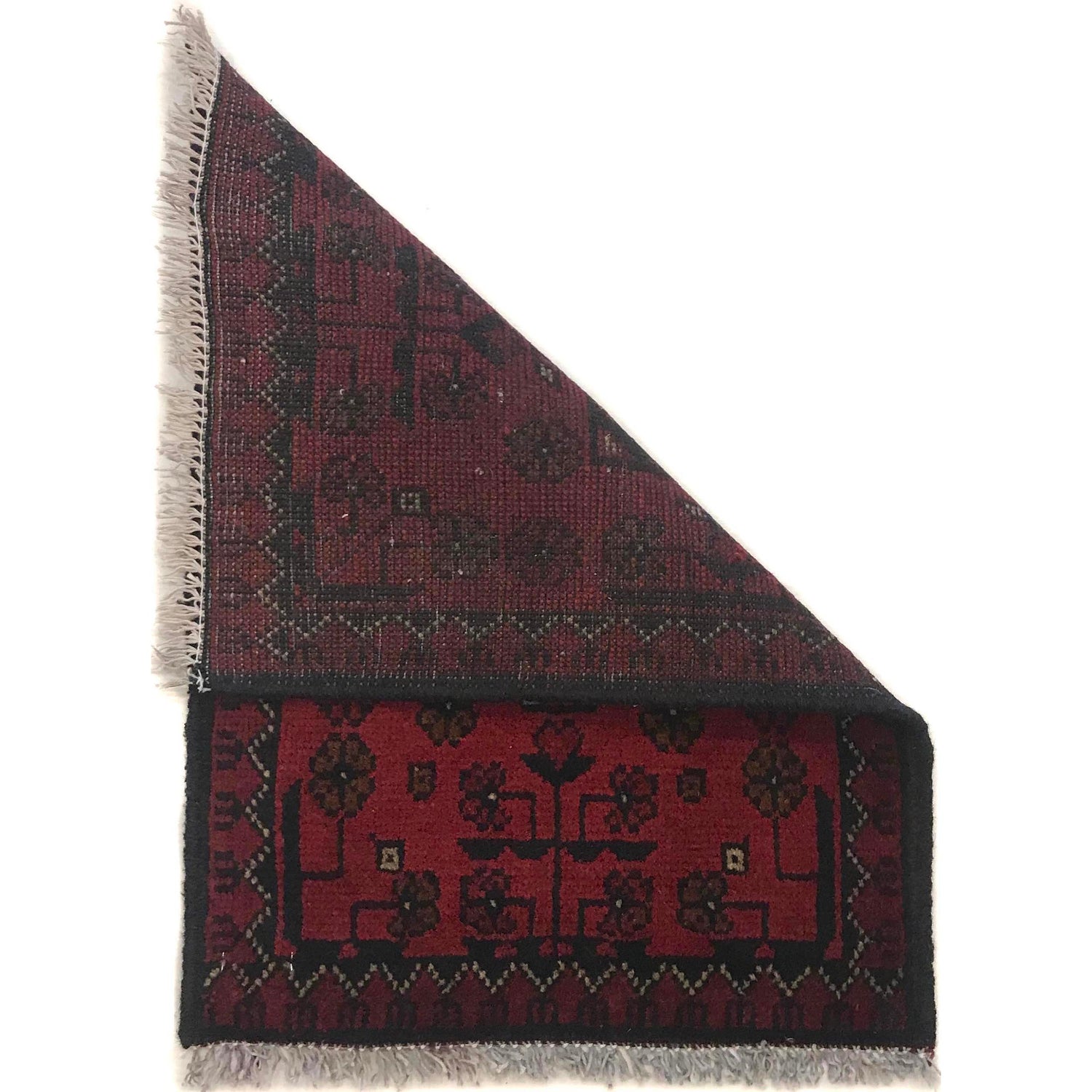 Handmade Foot Mat 1' 5" x 1' 11" ft / 42 x 59 cm - No. B35707