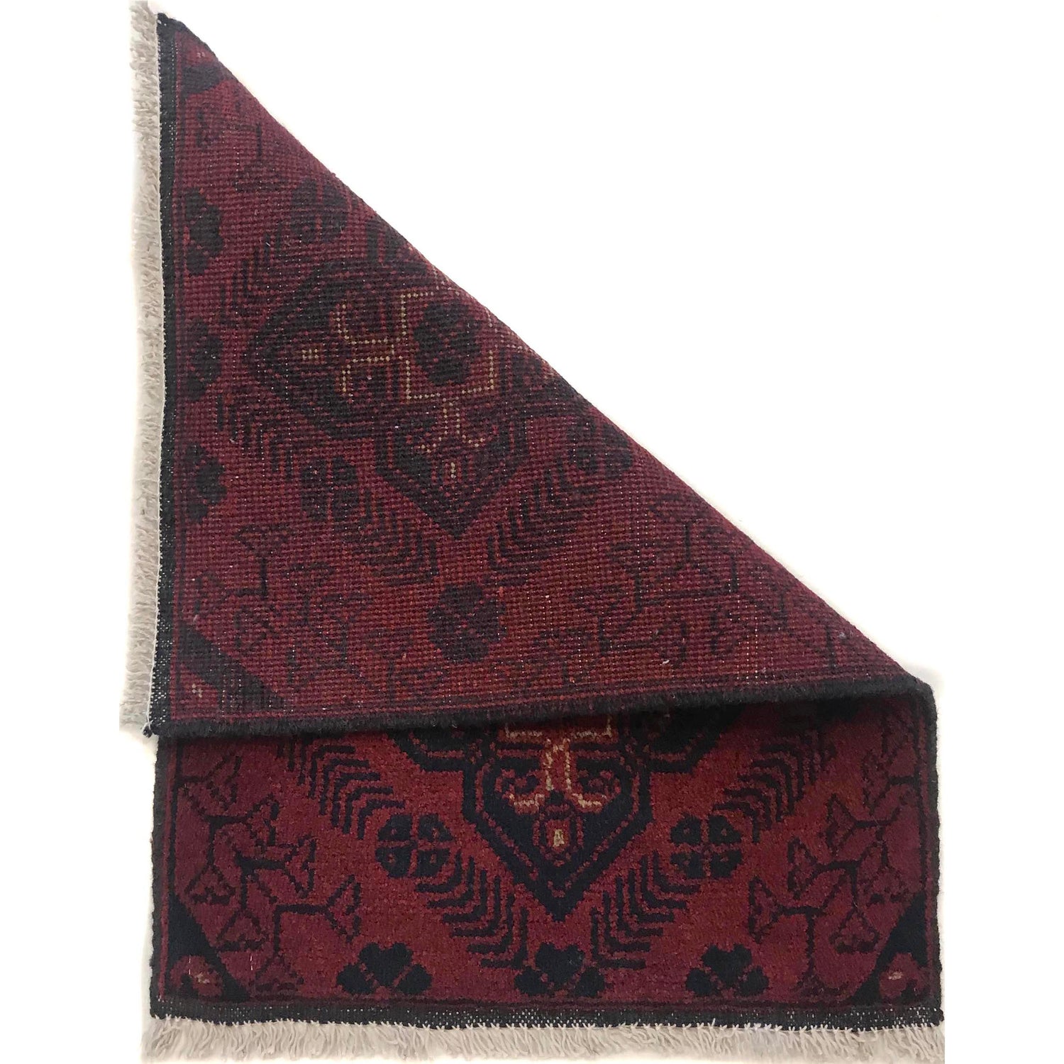 Handmade Foot Mat 1' 7" x 2' 2" ft / 47 x 65 cm - No. B35716