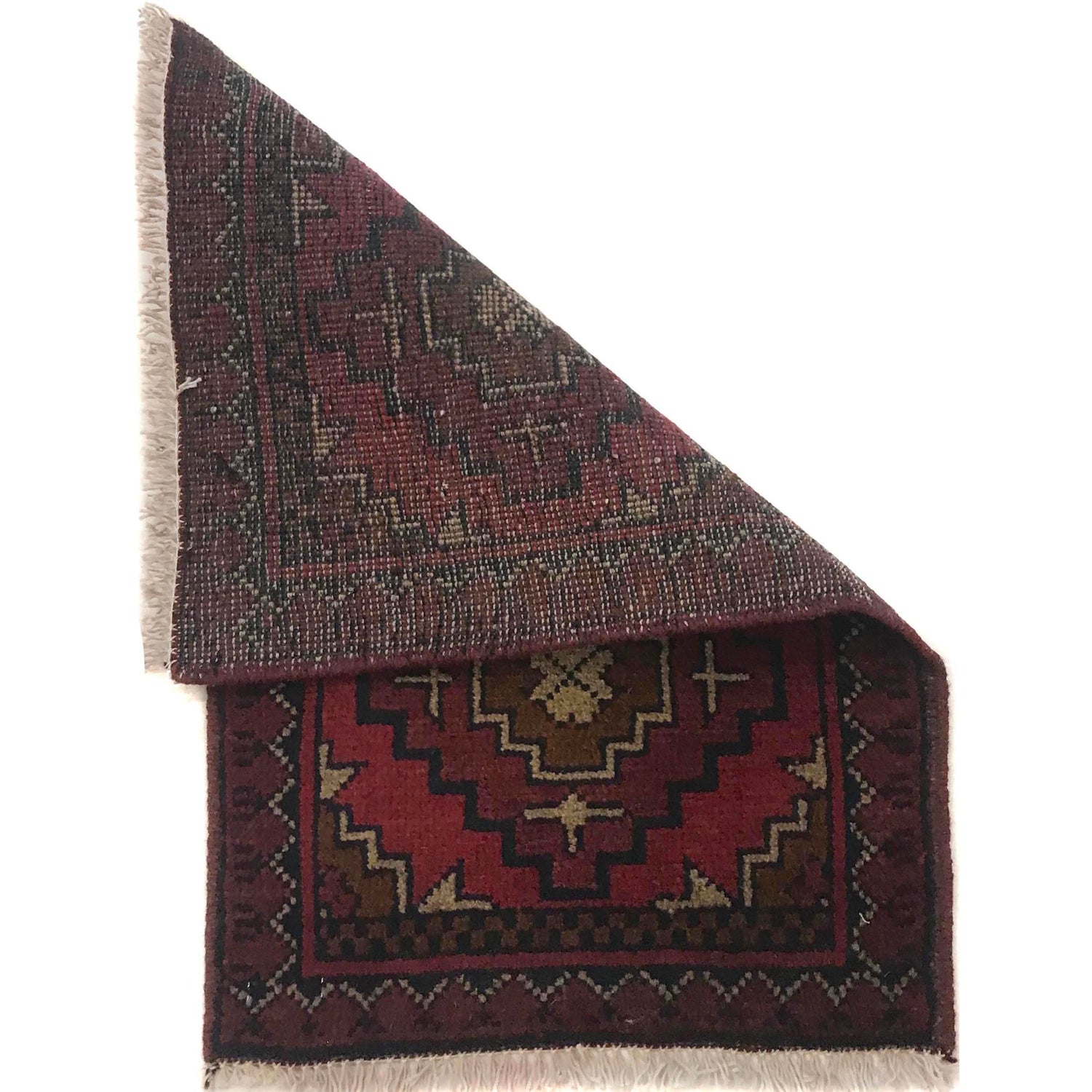 Handmade Mat 1' 4" x 2' 2" ft / 41 x 65 cm - No. B35720