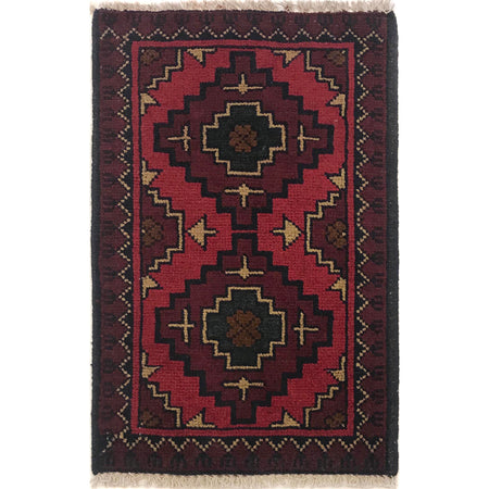 Handmade Floor Mat 1' 4" x 2' 0" ft / 40 x 62 cm - No. B35721
