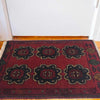 Handmade Foot Mat 1' 3" x 1' 11" ft / 39 x 58 cm - No. B35726