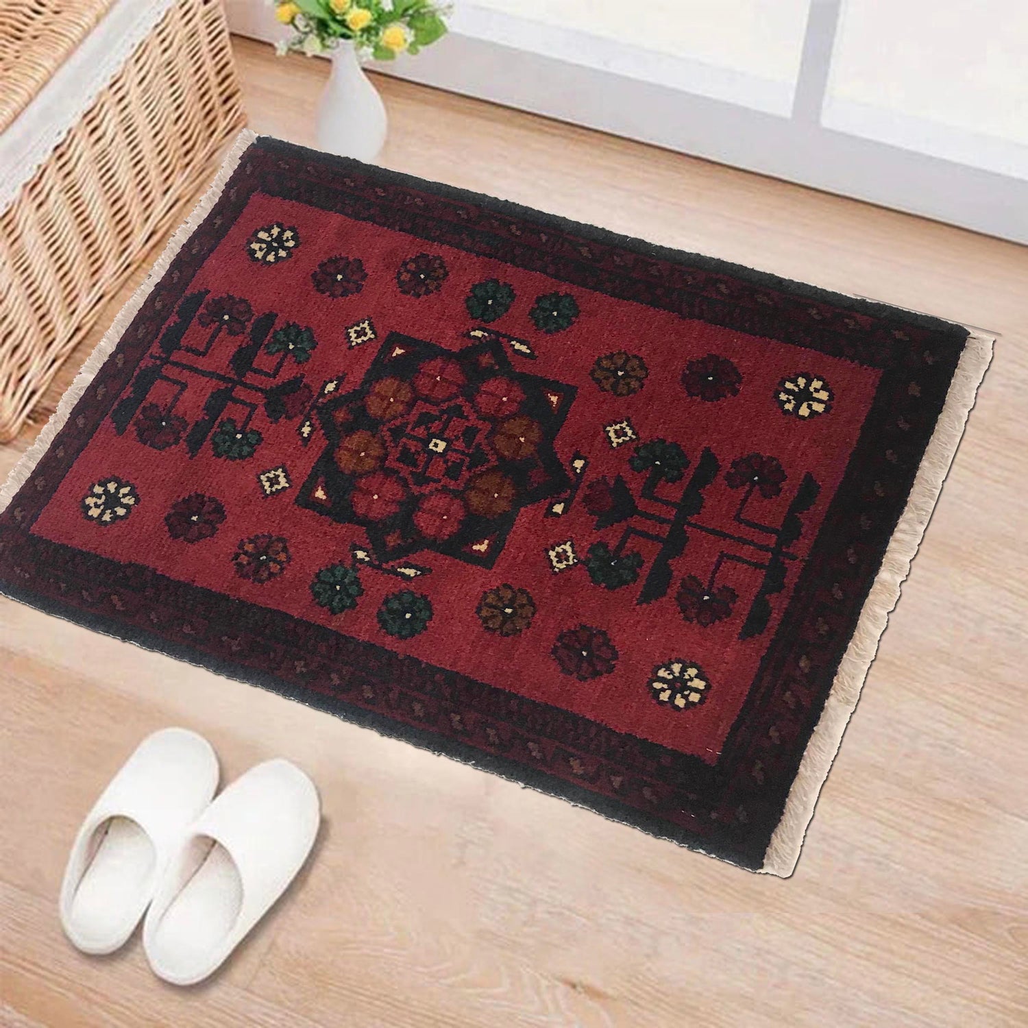 Handmade Doormats 1' 5" x 1' 11" ft / 43 x 59 cm - No. B35728