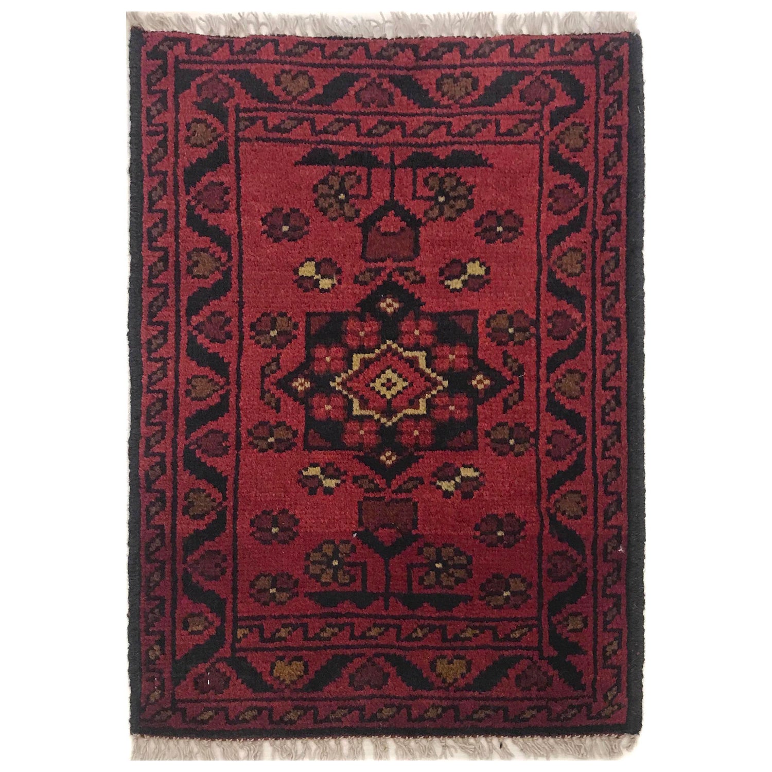 Red Color Doormats 1' 5" x 1' 11" ft / 43 x 59 cm - No. B35736