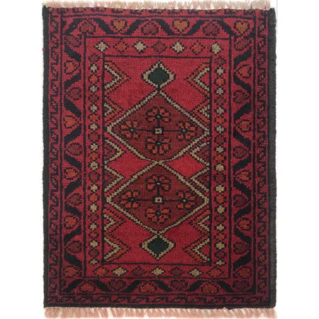 Handmade Floor Mat 1' 5" x 2' 0" ft / 44 x 60 cm - No. B35739