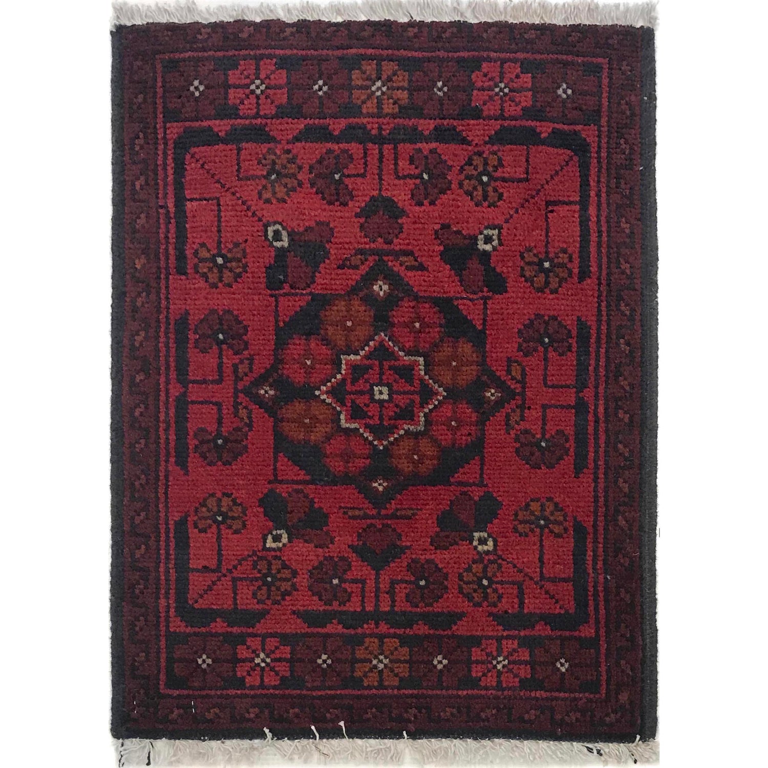 Handmade Door Mat 1' 5" x 1' 11" ft / 42 x 59 cm - No. B35742