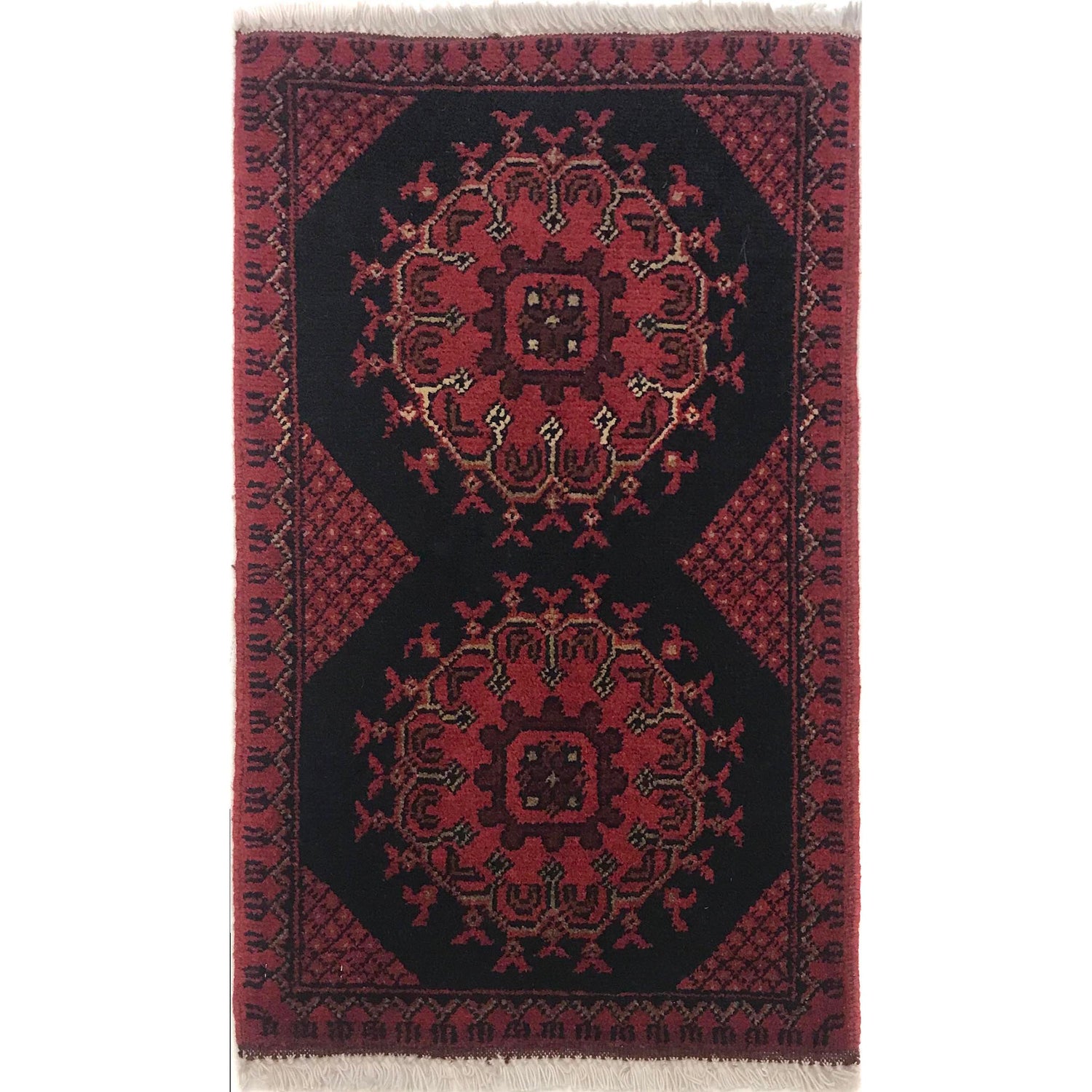 Red Color Doormats 1' 3" x 2' 2" ft / 39 x 65 cm - No. B35744