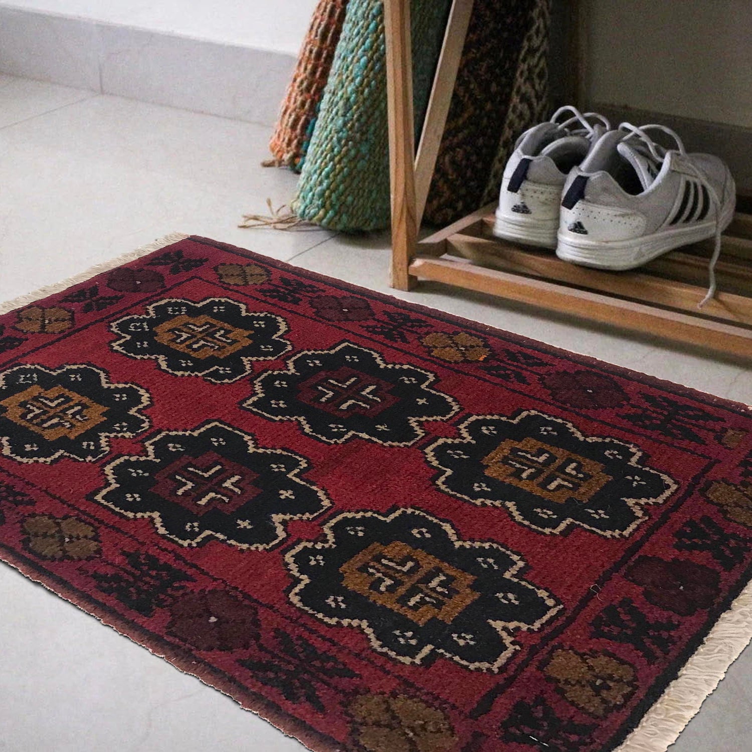 Handmade Doormats 1' 4" x 2' 0" ft / 40 x 60 cm - No. B35745