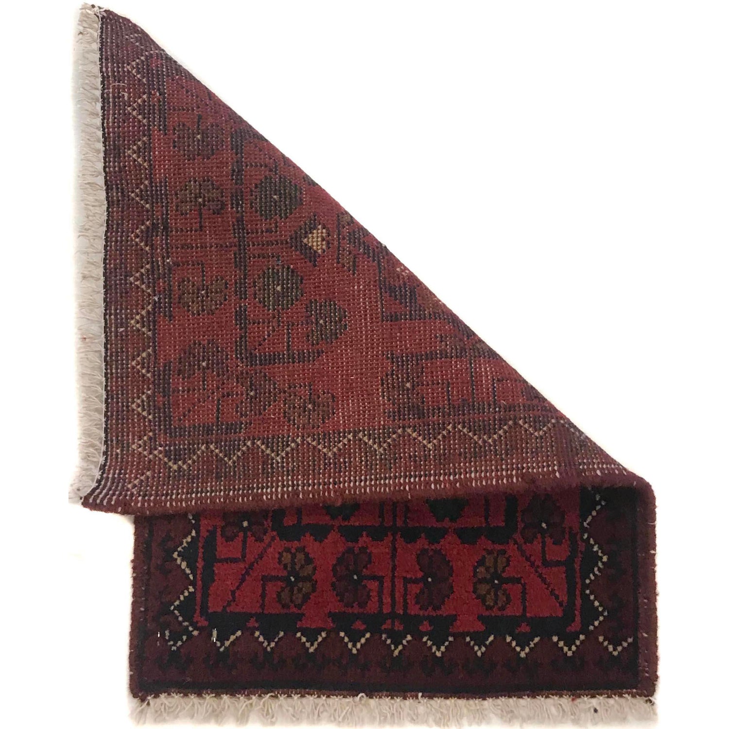 Handmade Floor Mat 1' 4" x 1' 11" ft / 41 x 59 cm - No. B35756