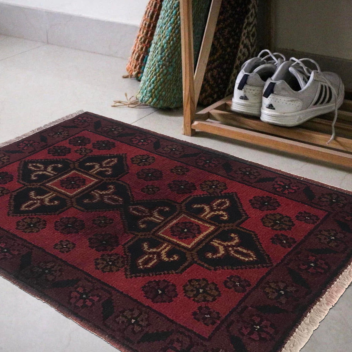 Small Rugs For Doorway 1' 5" x 1' 11" ft / 43 x 59 cm - No. B35757