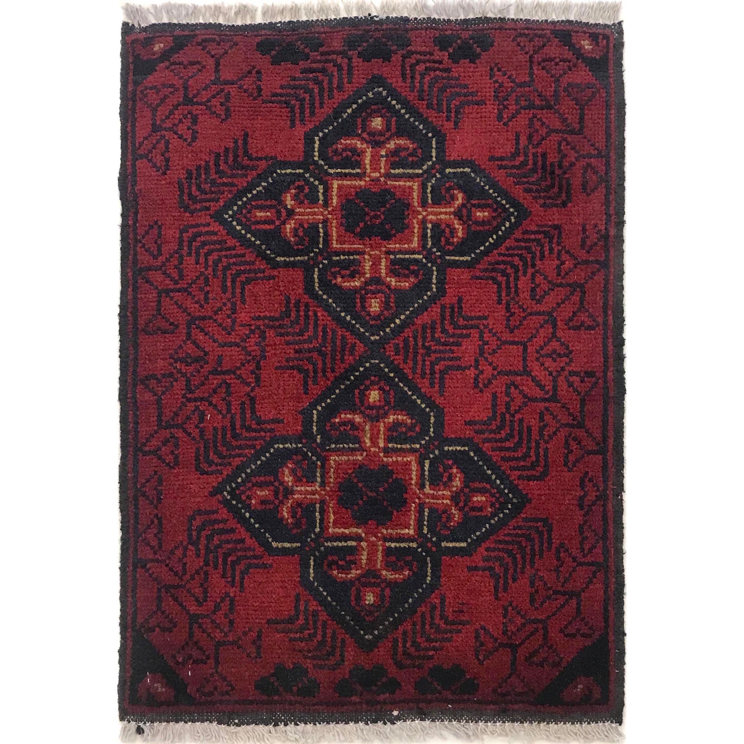 Handmade Mat 1' 6" x 2' 1" ft / 45 x 64 cm - No. B35765