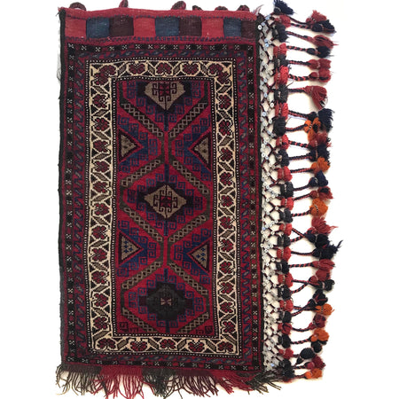 Baluch Balisht Area Rug 1' 9" x 3' 1" ft / 54 x 94 cm - No. B35767