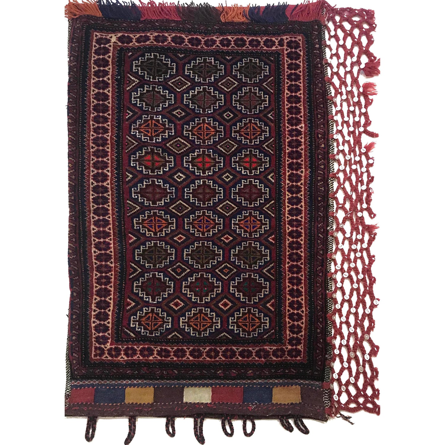 Afghan Balisht Cushion Rug 1' 11" x 3' 1" ft / 58 x 93 cm - No. B35768