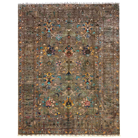 Hand Knotted Sultani Modern Rug 6' 8" x 9' 9" ft / 204 x 297 cm - No. B35791