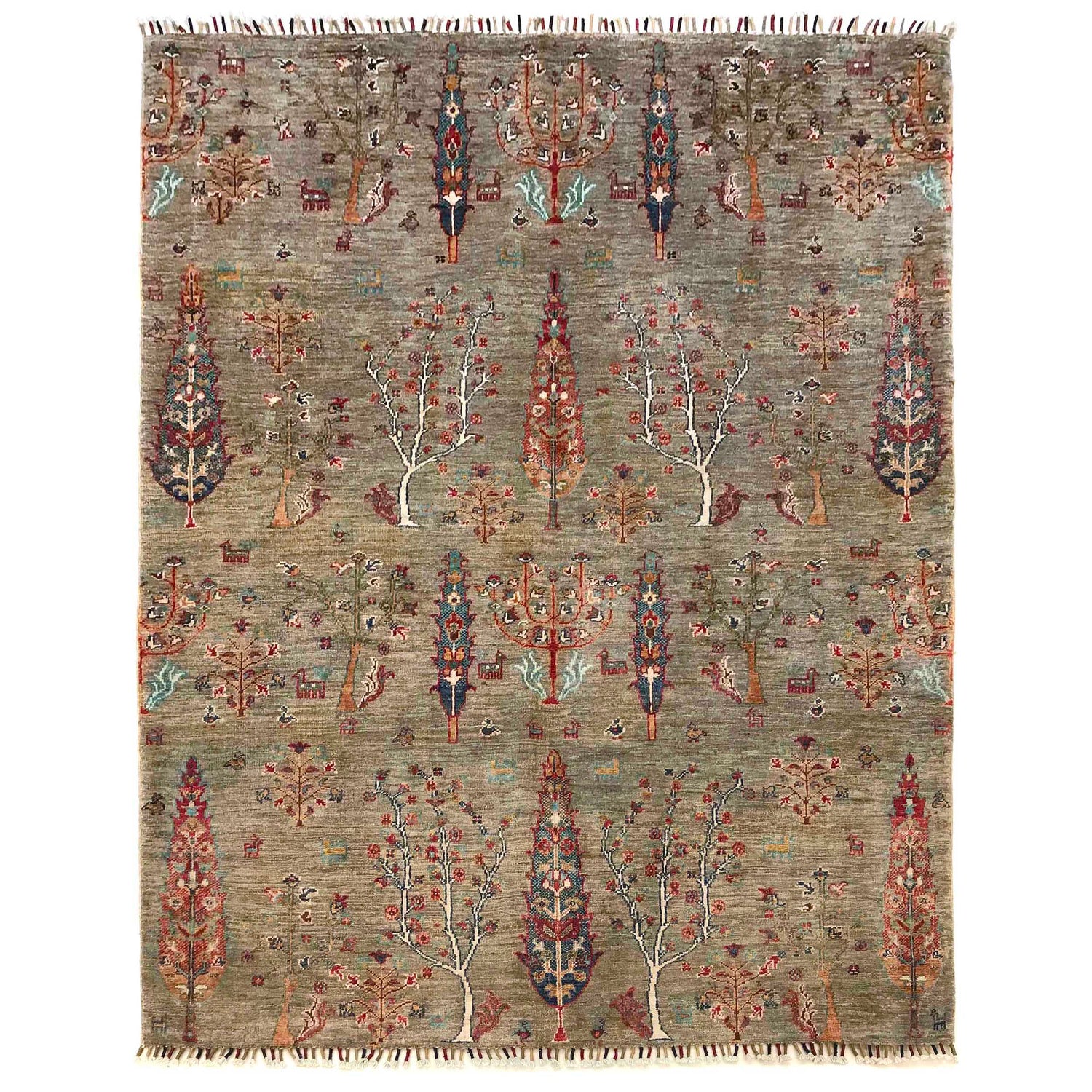 Tree Of Life Rug 4' 11" x 6' 4" ft / 151 x 194 cm - No. B35793