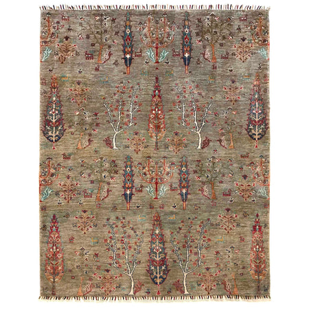 Tree Of Life Rug 4' 11" x 6' 4" ft / 151 x 194 cm - No. B35793