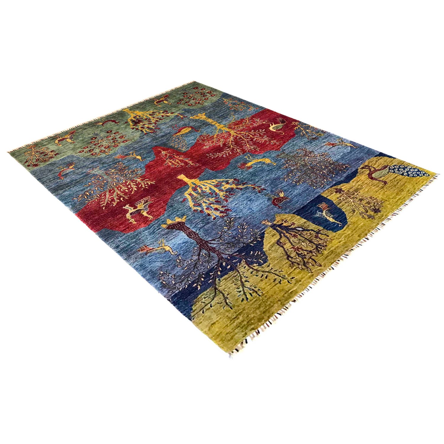 Contemporary Style Tree of Life Rug 6' 8" x 9' 6" ft / 204 x 290 cm - No. B35794