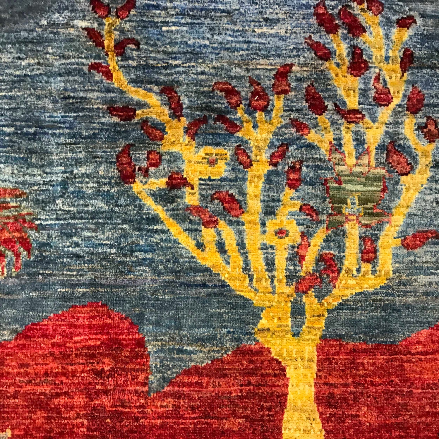 Contemporary Style Tree of Life Rug 6' 8" x 9' 6" ft / 204 x 290 cm - No. B35794
