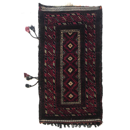 Arabic Style Floor Cushion Carpet 1' 11" x 3' 9" ft / 58 x 115 cm - No. B35825