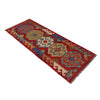 Hand Woven Wool Kelim Runner 1' 8" x 4' 11" ft / 52 x 149 cm - No. B35867