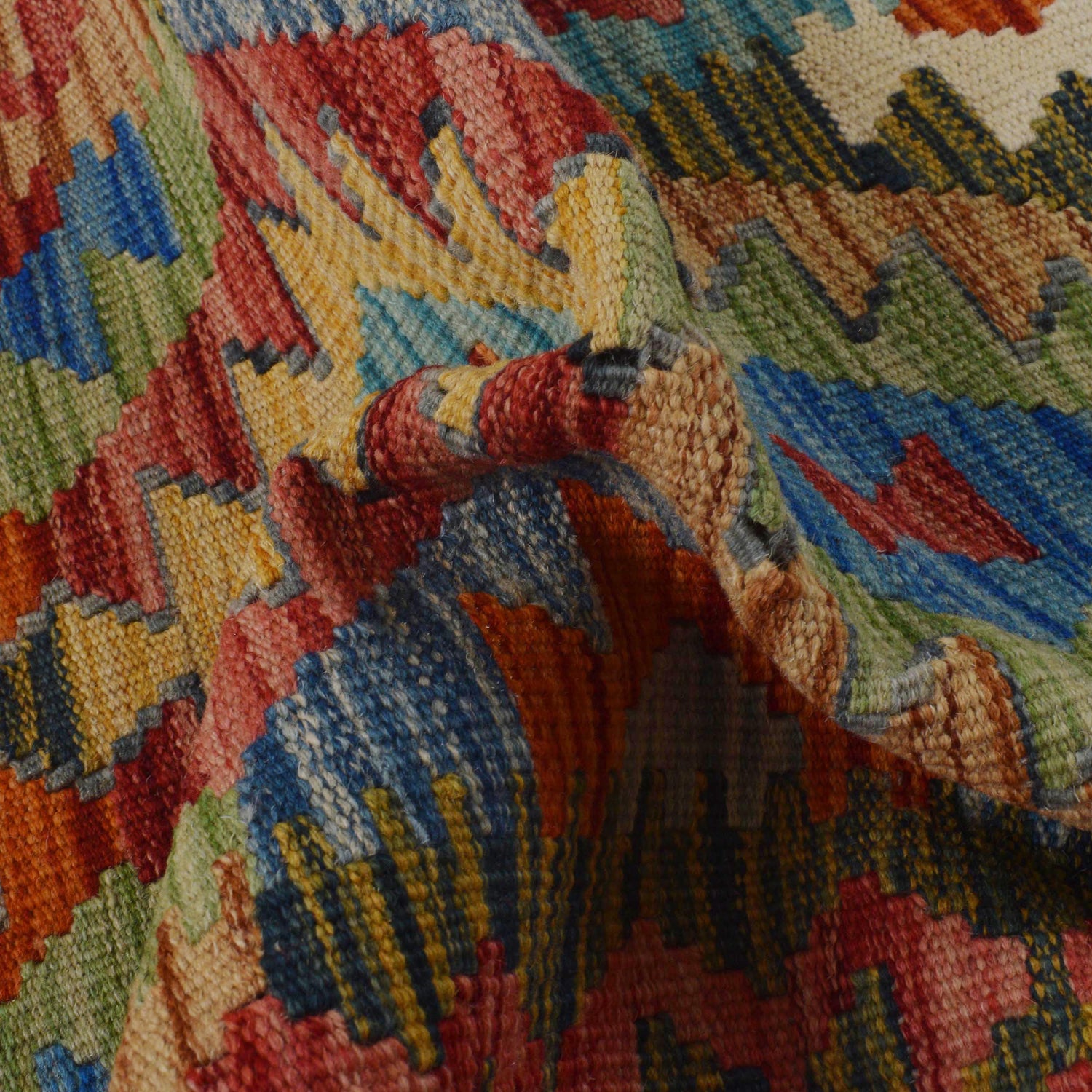 Short Chobi Kilim Runner 1' 9" x 5' 0" ft / 54 x 152 cm - No. B35869