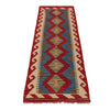 Hand Knotted Flatweave Kilim Runner 1' 8" x 4' 11" ft / 50 x 149 cm - No. B35870
