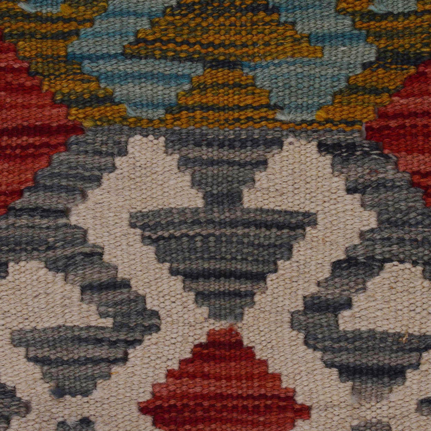Handmade Afghan Vegetable Kilim Runner 1' 10" x 4' 11" ft / 55 x 149 cm - No. B35871