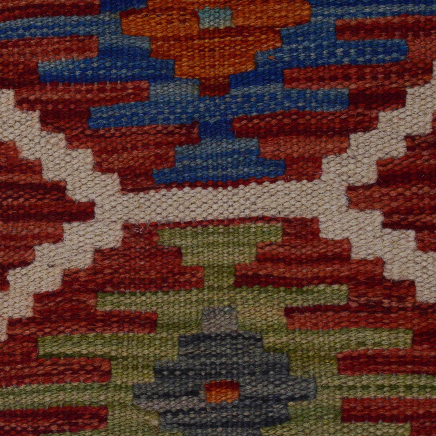 Handmade Vegetable Kilim Runner 1' 8" x 4' 9" ft / 50 x 146 cm - No. B35876