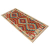 Hand Woven Wool Kelim Runner 1' 10" x 4' 7" ft / 57 x 140 cm - No. B35880
