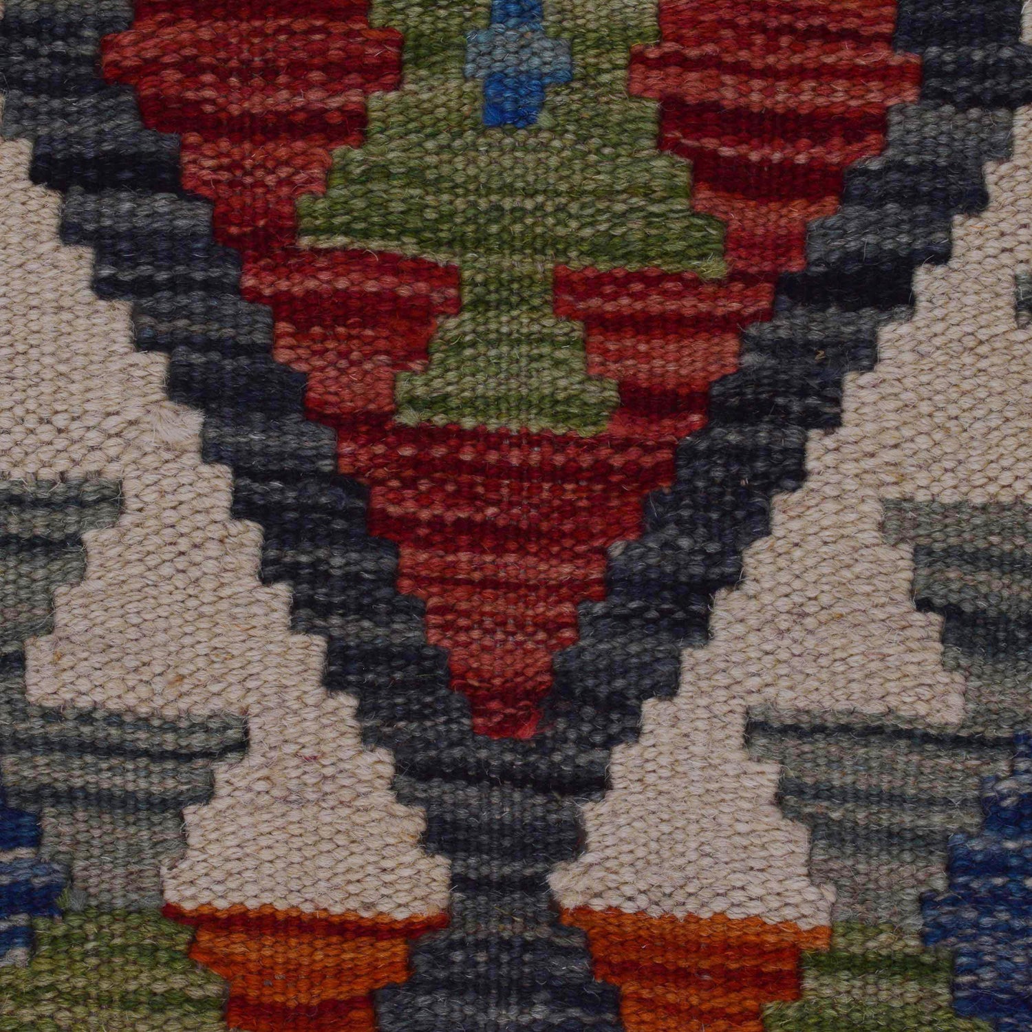 Handmade Vegetable Kilim Runner 1' 9" x 4' 11" ft / 53 x 149 cm - No. B35888