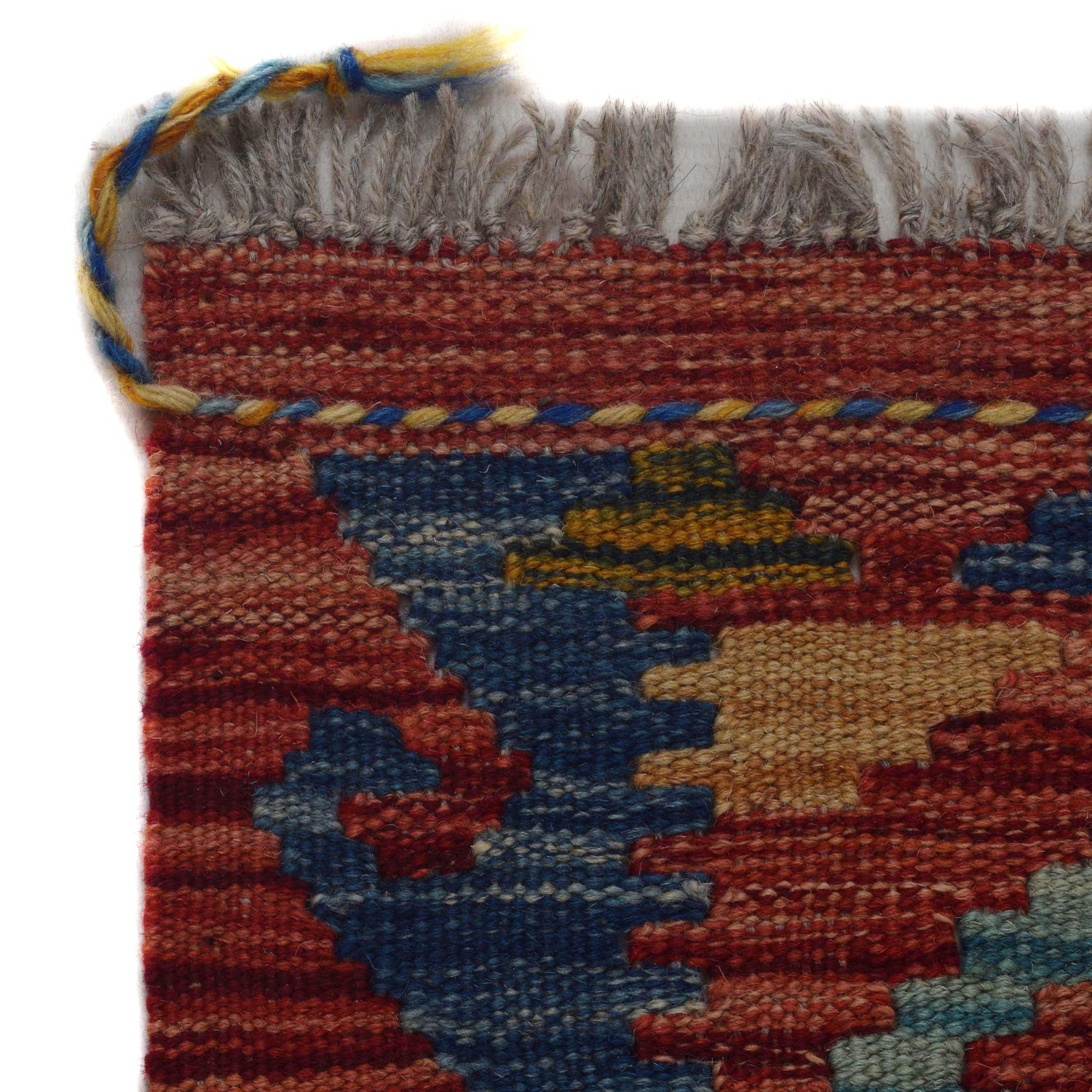 Handmade Vegetable Kelim Runner 1' 9" x 4' 11" ft / 53 x 150 cm - No. B35889