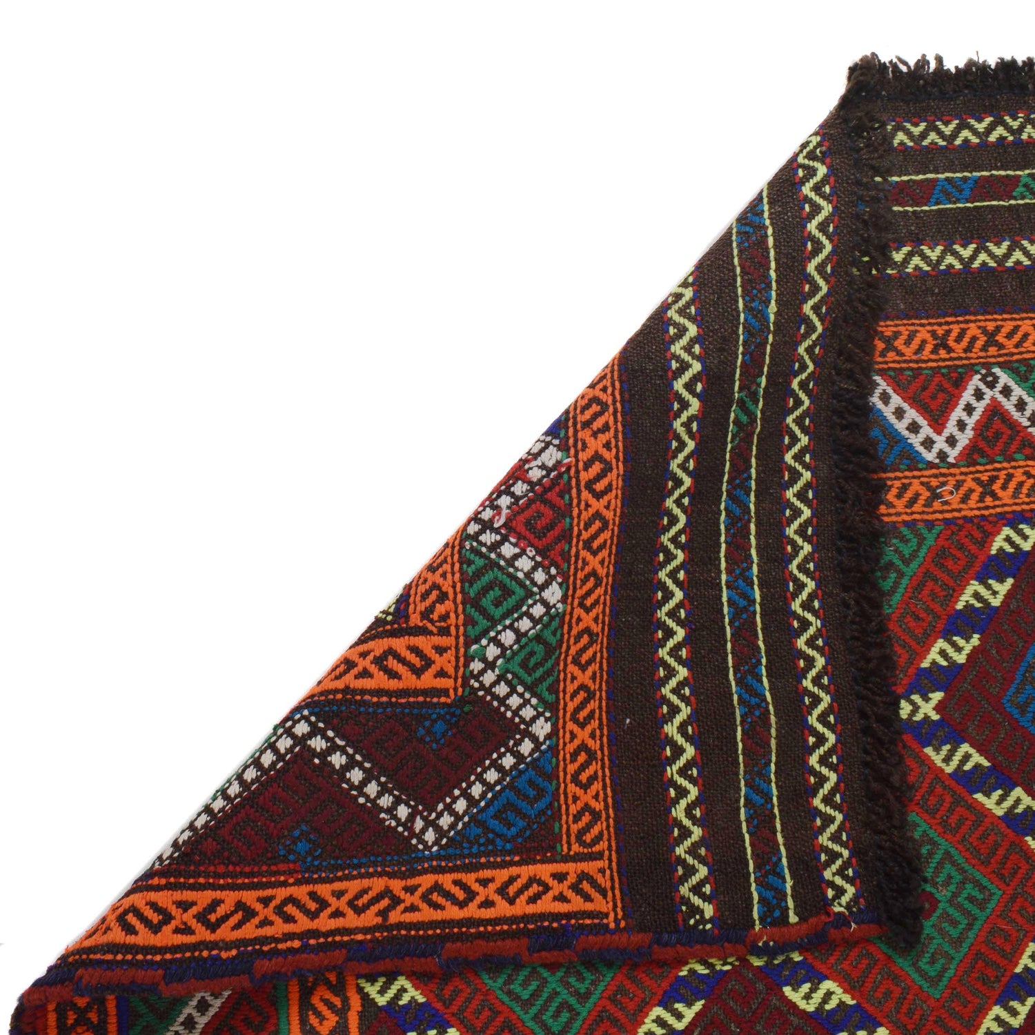 Short Kilim Runner 2' 3" x 7' 3" ft / 68 x 220 cm - No. B35891