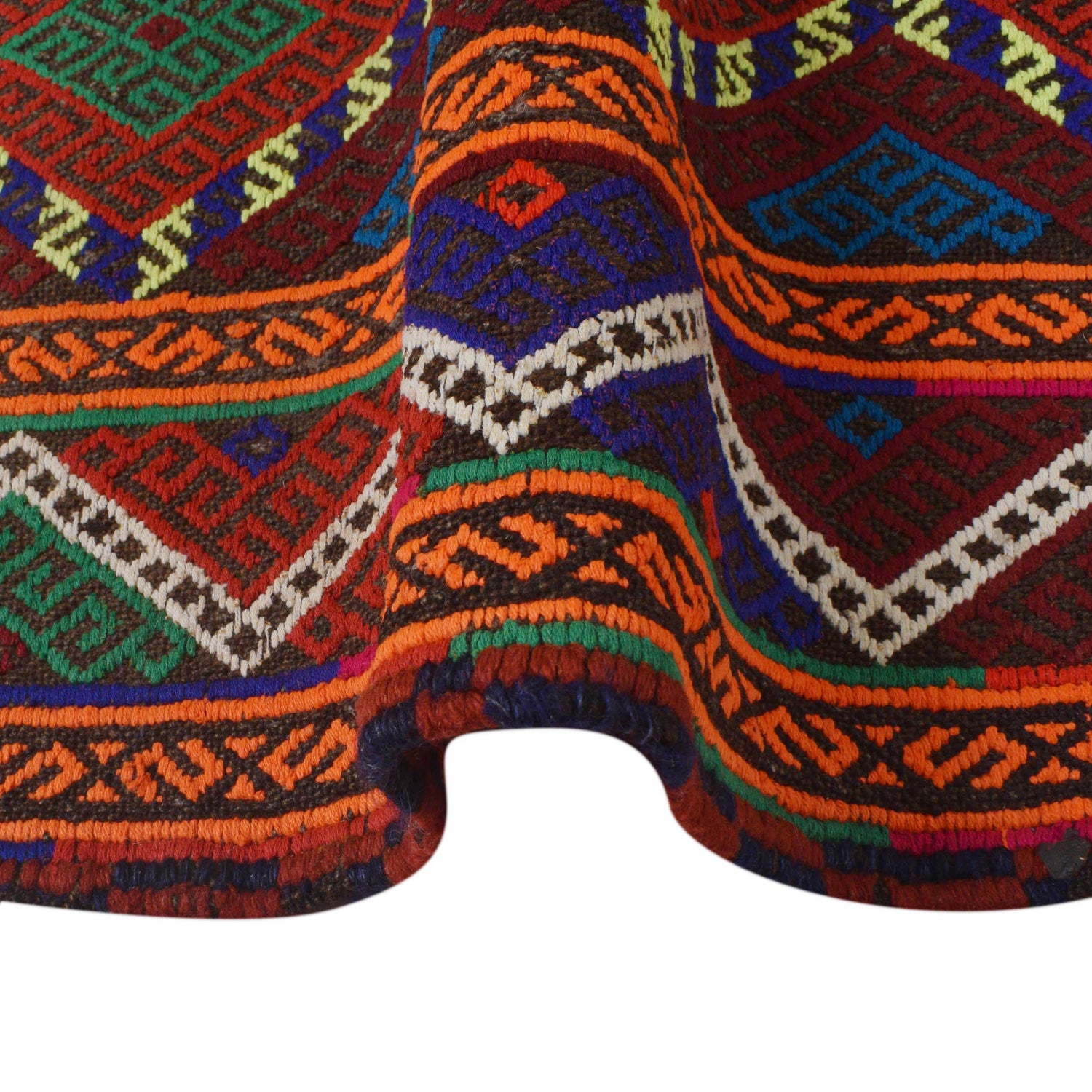 Short Kilim Runner 2' 3" x 7' 3" ft / 68 x 220 cm - No. B35891