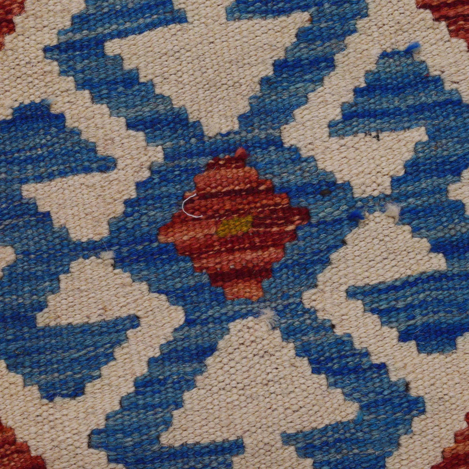 Hand Woven Wool Kelim Runner 1' 9" x 5' 0" ft / 53 x 152 cm - No. B35916