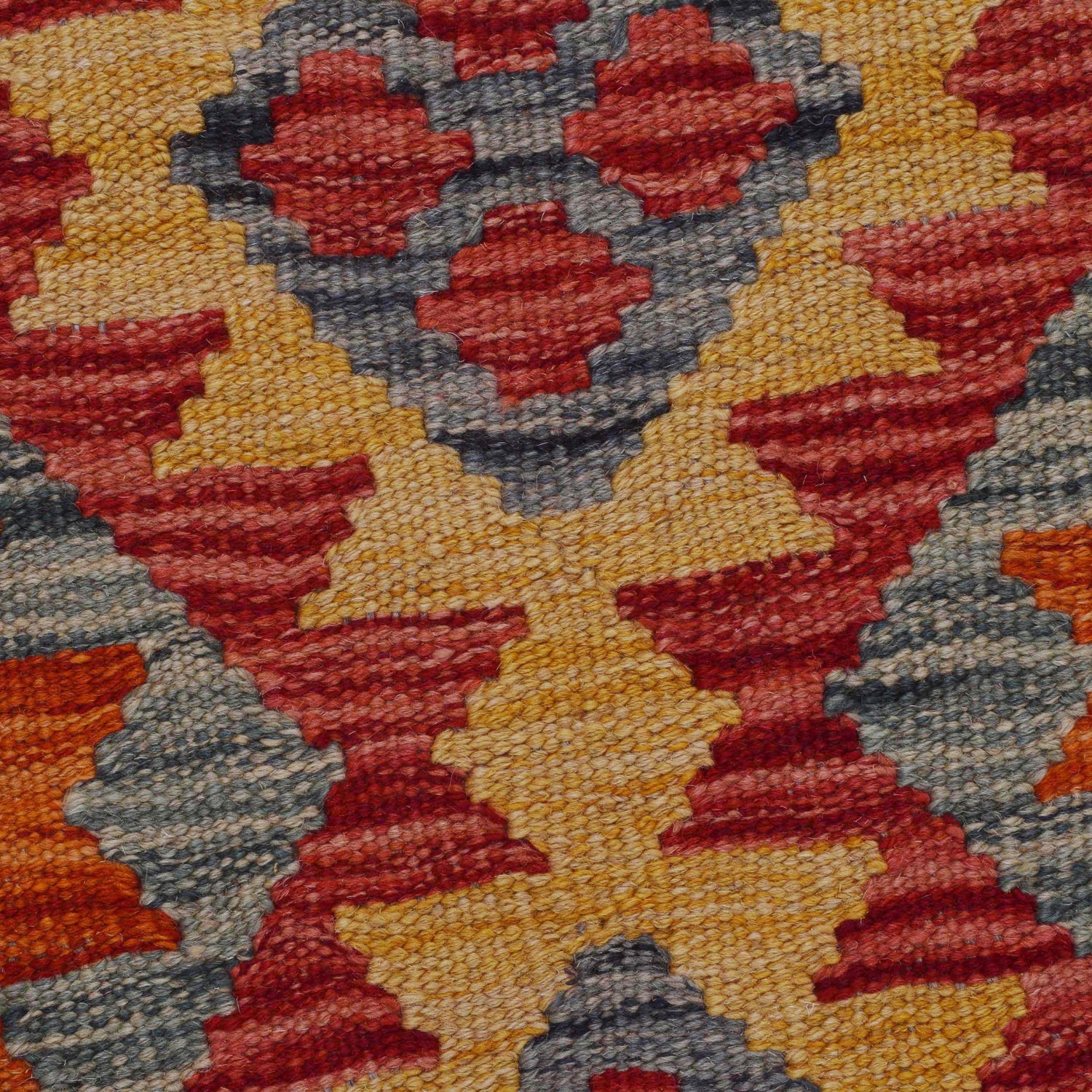 Handmade Turkish Design Wool Kilim Runner 1' 8" x 4' 8" ft / 51 x 143 cm - No. B35917