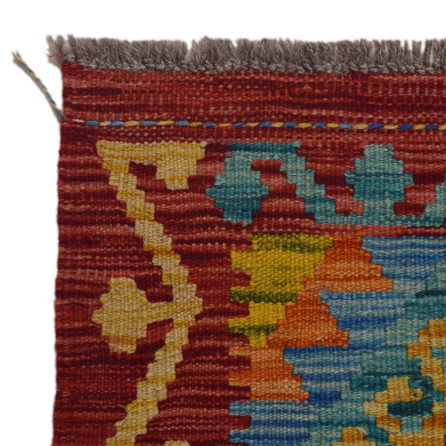 Handmade Afghan Vegetable Kilim Runner 1' 11" x 4' 11" ft / 58 x 151 cm - No. B35921